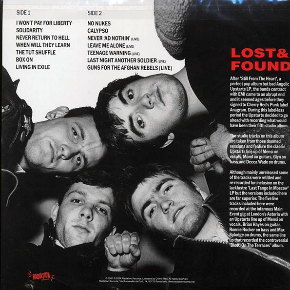 Angelic Upstarts - Lost And Found (LP) - PureSound Records