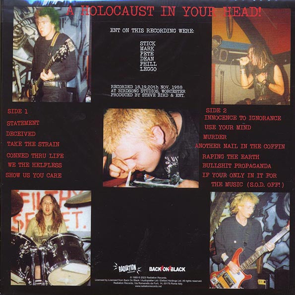 Extreme Noise Terror - A Holocaust In Your Head (ltd. ed.) (LP) - PureSound Records