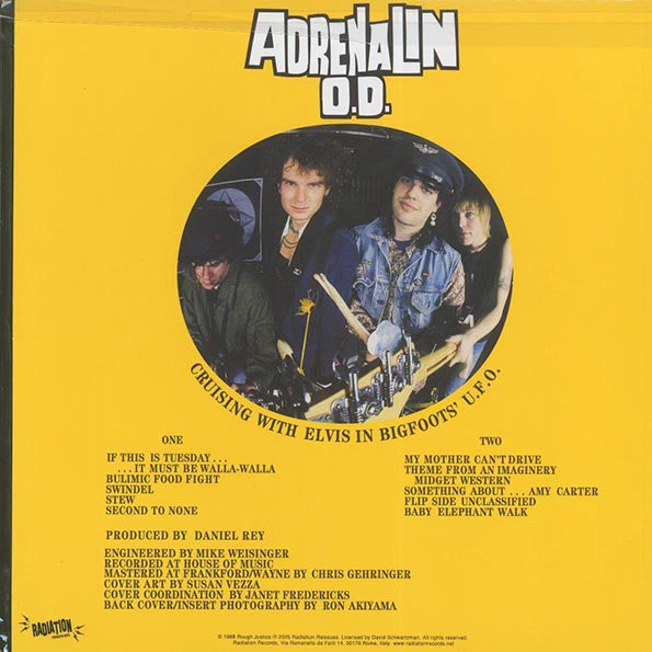 Adrenalin OD - Cruising With Elvis In Bigfoots' UFO (ltd. ed.) (LP) - PureSound Records