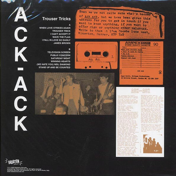 Ack-Ack - Trouser Tricks (ltd. ed.) (LP) - PureSound Records