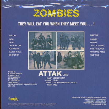 Attak - Zombies (ltd. 500 copies made) (LP) - PureSound Records