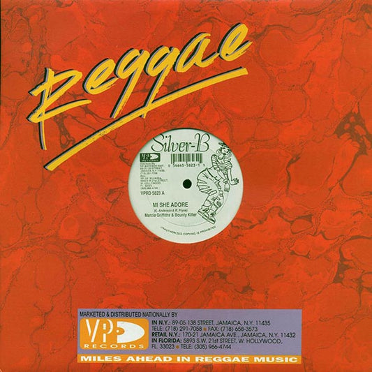Marcia Griffiths, Bounty Killer - Mi She Adore  /  Everton Blender - Why Do We Have To War (12")