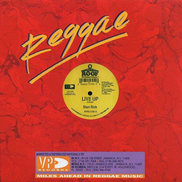 U Brown - Back To Africa  /  Stan Rick - Live Up (12")