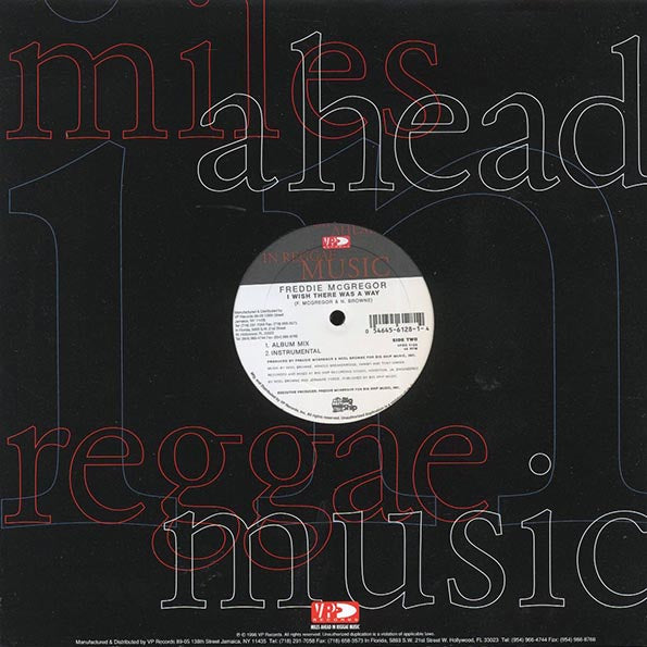 Freddie McGregor - If Love Was To Die For; Intrumental  /  Freddie McGregor - I Wish There Was A Way; Instrumental (12")