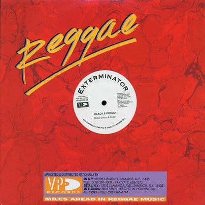Mikey General, Sizzla - Black & Proud  /  Wayne Wonder - Doing It My Way (12")