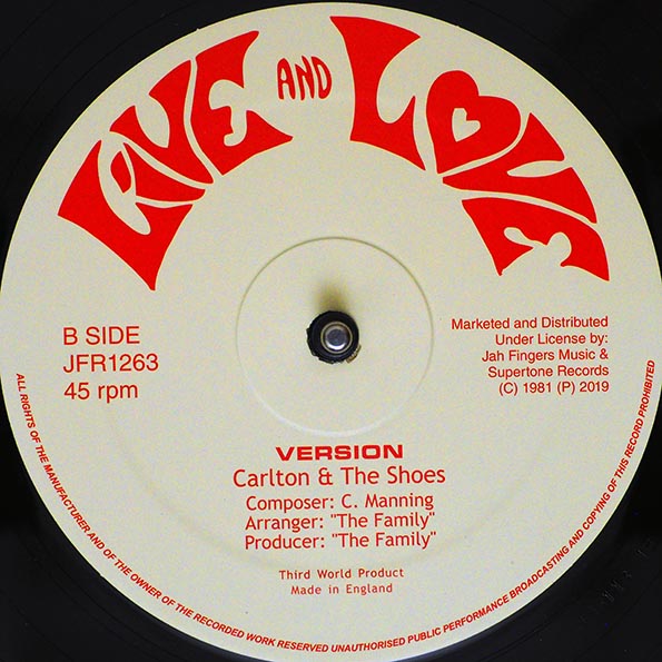 Carlton & The Shoes - What A Day (Extended Mix)  /  Version (12")