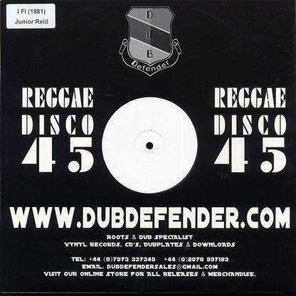 Jr. Reid - If I (Extended Mix)  /  If I Dub (12")