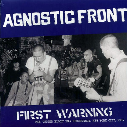 Agnostic Front - First Warning: The United Blood Era Recordings, New York City, 1983 (ltd. ed.) (LP) - PureSound Records