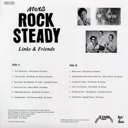 Gaylads, The Melodians, Ken Boothe, Delroy Wilson, Etc. - More Rock Steady: Links & Friends (Japan press) (LP) - PureSound Records