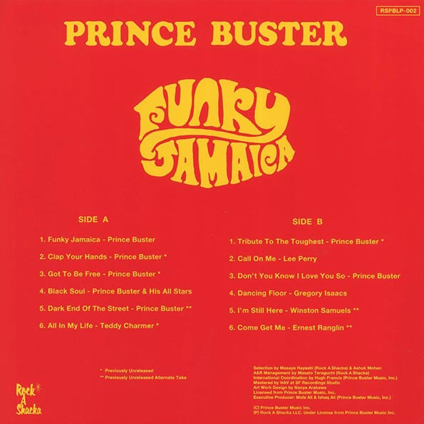 Prince Buster - Funky Jamaica (LP) - PureSound Records