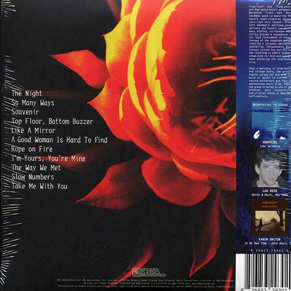 Morphine - The Night (2xLP) (180g) (LP) - PureSound Records