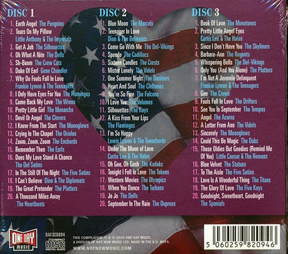 Frankie Lymon & The Teenagers, The Crew Cuts, The Platters, The Regents, Etc. - American Heartbeat: Doo Wop (60 tracks) (3xCD) (CD)