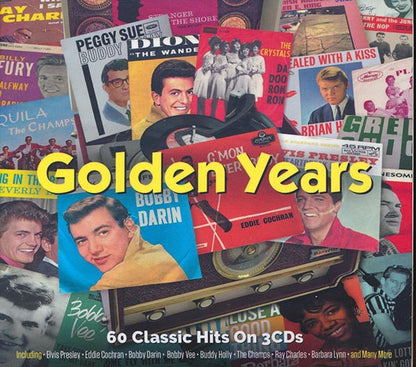 Sam Cooke, The Crystals, Buddy Holly, Elvis Presley, Etc. - Golden Years (60 tracks) (3xCD) (CD)