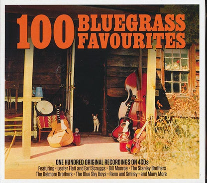 Bill Monroe, Flatt & Scruggs, The Stanley Brothers, Etc. - 100 Bluegrass Favourites (100 tracks) (4xCD) (CD)