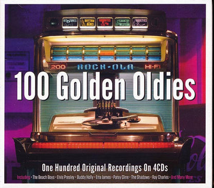 The Beach Boys, Elvis Presley, Etta James, Buddy Holly, The Shadows, Julie London, Etc. - 100 Golden Hits (100 tracks) (4xCD) (CD)