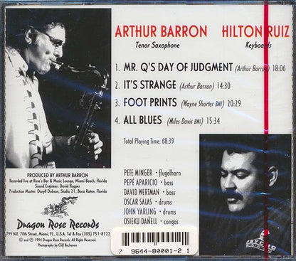 Arthur Barron, Hilton Ruiz - Arthur Barron Hilton Ruiz (CD)