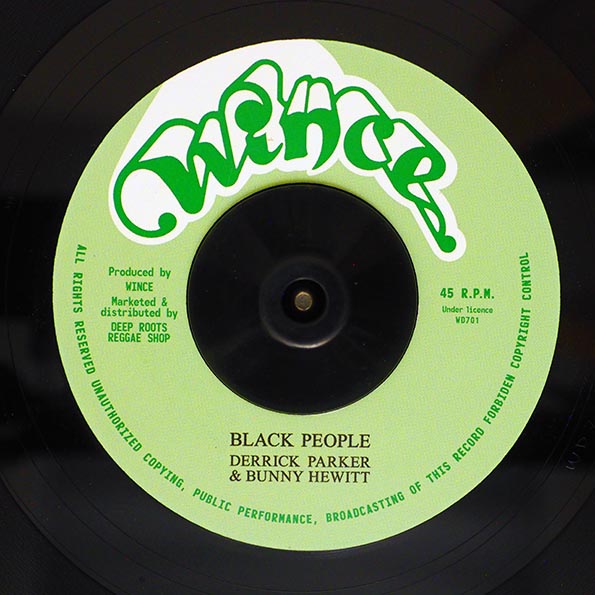 Derrick Parker, Bunny Hewitt - Black People  /  Version (7")