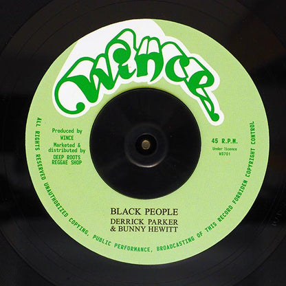 Derrick Parker, Bunny Hewitt - Black People  /  Version (7")