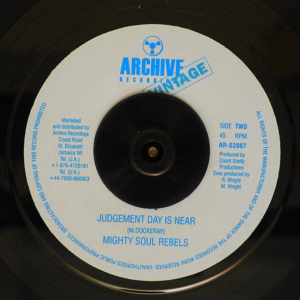 Dennis Alcapone, The Ethiopian - Solid As A Rock  /  Mighty Soul Rebels - Judgment Day Is Near (7")