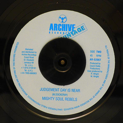Dennis Alcapone, The Ethiopian - Solid As A Rock  /  Mighty Soul Rebels - Judgment Day Is Near (7")