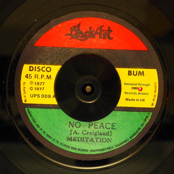 Meditations - No Peace  /  Upsetters - Version (7")