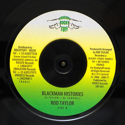 Rod Taylor - Blackman Histories  /  Version (7")
