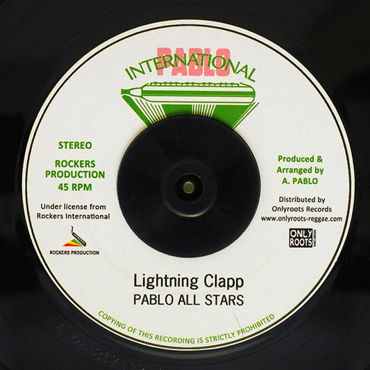 Augustus Pablo - Lightning Clap  /  Augustus Pablo - Thunder Clap (7")