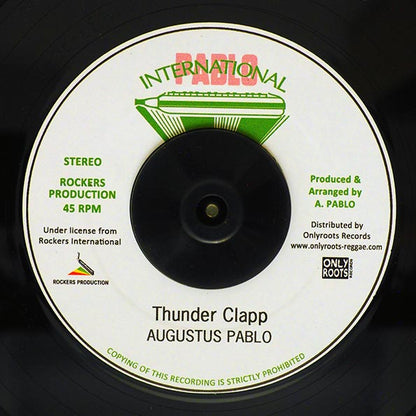 Augustus Pablo - Lightning Clap  /  Augustus Pablo - Thunder Clap (7")