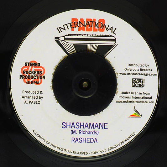 Rasheda - Shashamane  /  Augustus Pablo - Version (7")