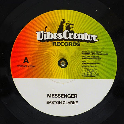 Easton Clarke - Messenger  /  Kingstep, Crucial Alphonso - Dub (7")