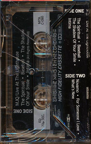 Modern Jazz Quartet - Live At The Lighthouse (TAPE) - PureSound Records