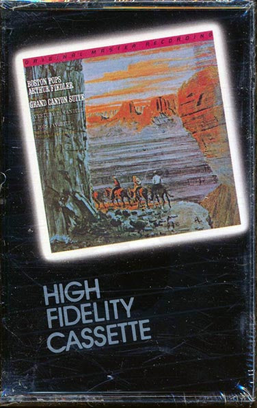 Grofe, Bernstein, Boston Pops, Arthur Fiedler - Grand Canyon Suite, Overture To "Candide", Odalisque, Prelude And Fugue In Jazz (TAPE) - PureSound Records