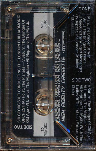 Holst, Solti, London Philharmonic Orchestra - The Planets (TAPE) - PureSound Records