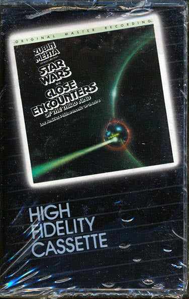 Zubin Mehta Conducts Los Angeles Philharmonic Orchestra - Suites From Star Wars And Close Encounters Of The Third Kind (TAPE) - PureSound Records