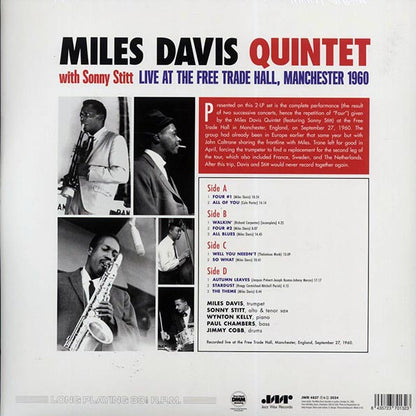 Miles Davis Quintet, Sonny Stitt - Live At The Free Trade Hall, Manchester 1960 (ltd. ed.) (2xLP) (LP) - PureSound Records