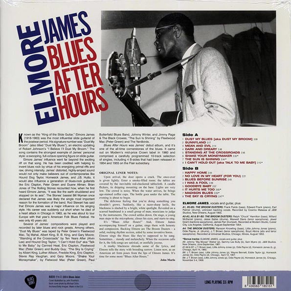 Elmore James - Blues After Hours (+6 bonus tracks) (LP) - PureSound Records