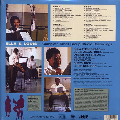 Ella Fitzgerald, Louis Armstrong - Complete Small Group Studio Recordings (2xLP) (LP) - PureSound Records
