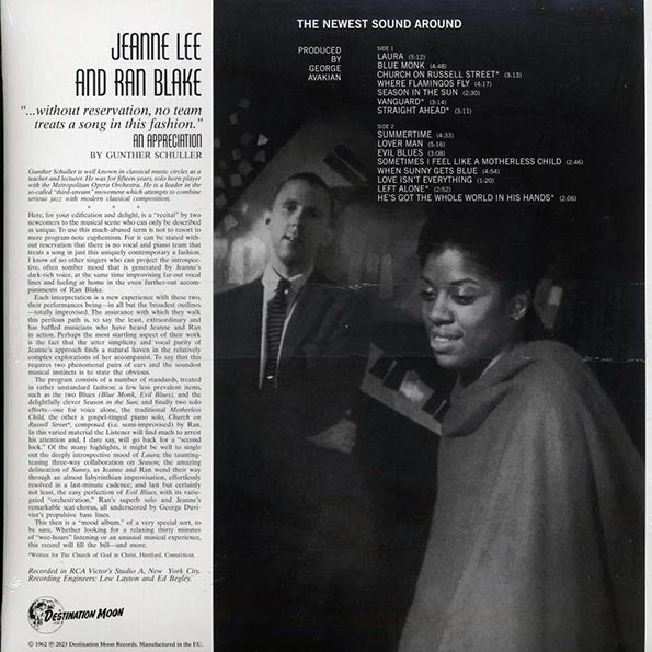 Jeanne Lee, Ran Blake - The Newest Sound Around (ltd. 500 copies made) (LP) - PureSound Records