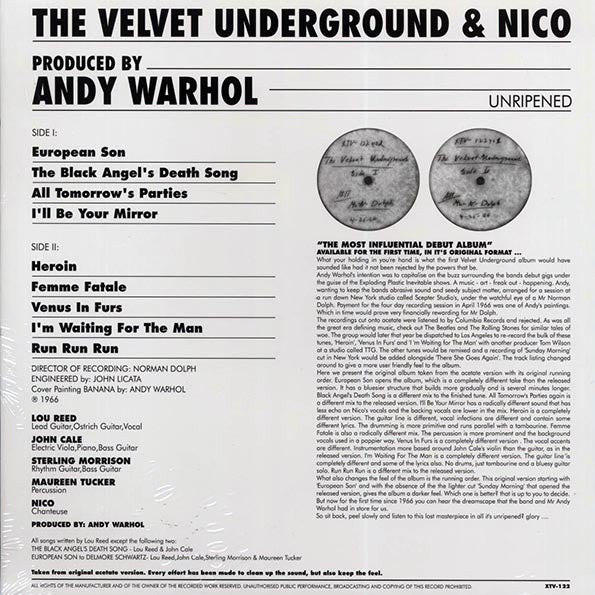 The Velvet Underground & Nico - Unripened: Norman Dolph's Acetate (LP)