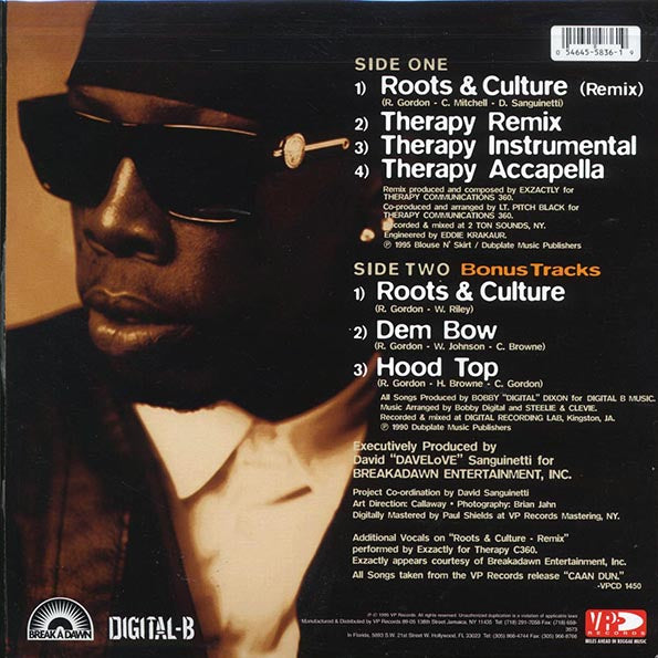 Shabba Ranks - Roots & Culture (ORIGINAL 1995 PRESS) (rhythm: "Stalag") (LP)
