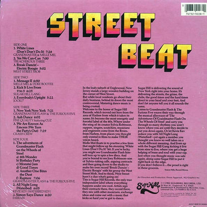 Grandmaster Flash, Treacherous Three, Jocko, Melle Mel, Sugarhill Gang, Kevie Kev, Etc. - Street Beat (1984 ORIGINAL PRESS) (orig. press) (2xLP) (LP) - PureSound Records