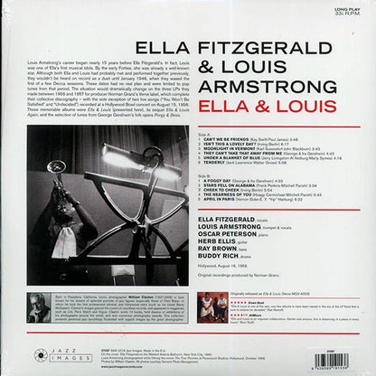 Ella Fitzgerald, Louis Armstrong - Ella & Louis (mono) (ltd. ed.) (LP) - PureSound Records