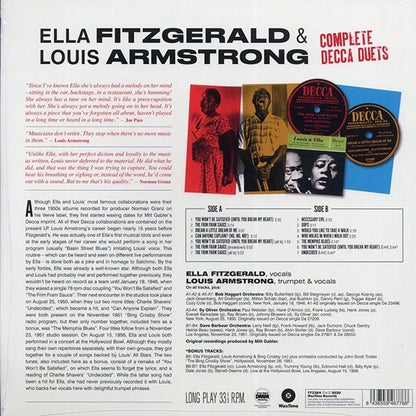 Ella Fitzgerald, Louis Armstrong - Complete Decca Duets (+3 bonus tracks) (ltd. ed.) (LP) - PureSound Records