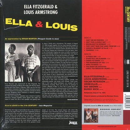 Ella Fitzgerald, Louis Armstrong - Ella & Louis (+bonus track) (180g) (LP) - PureSound Records