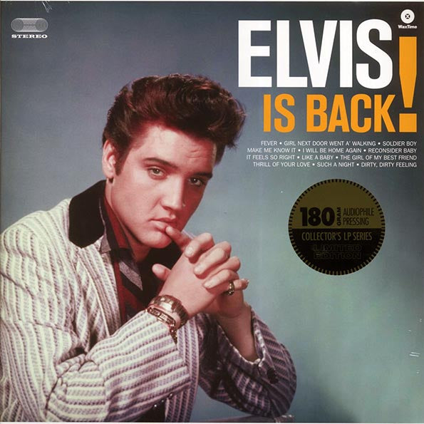 Elvis Presley - Elvis Is Back (+4 bonus tracks) (LP) - PureSound Records