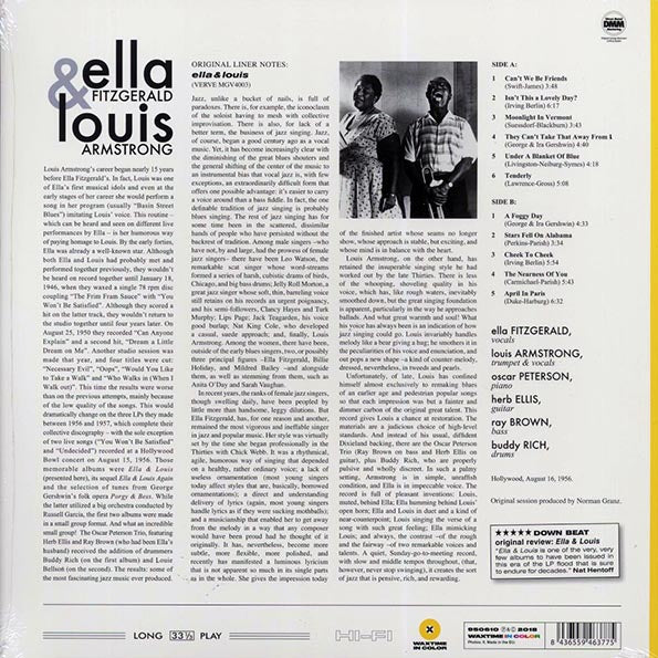 Ella Fitzgerald, Louis Armstrong - Ella & Louis (180g) (LP) - PureSound Records