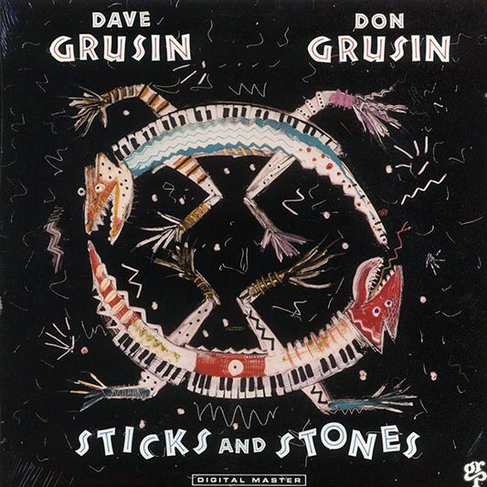 Dave Grusin, Don Grusin - Sticks And Stones (1988 ORIGINAL PRESS) (LP) - PureSound Records