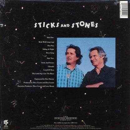 Dave Grusin, Don Grusin - Sticks And Stones (1988 ORIGINAL PRESS) (LP) - PureSound Records