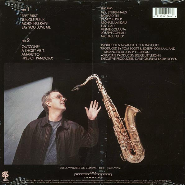 Tom Scott - Streamlines (1987 ORIGINAL PRESS) (orig. press) (LP)