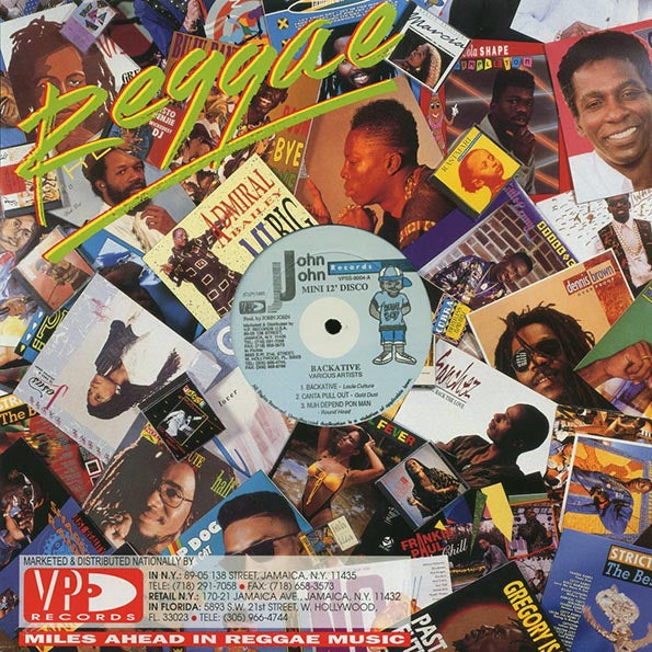 Louie Culture, Beenie Man, Original African, Gold Dust, Round Head - Backative (1993 ORIGINAL PRESS) (LP) - PureSound Records